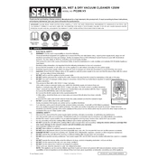 Sealey PC200.V3 Vacuum manual cover