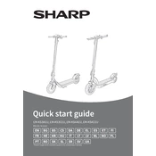 Sharp EM-KS3AEU Scooter manual cover