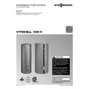 Viessmann Vitocell 100 CVA Series Storage Tank manual cover