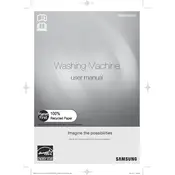 Samsung WA56H9000AP Washing Machine manual cover