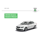 Škoda Octavia 2012 Car manual cover