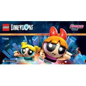 LEGO Powerpuff Girls 71346-3 Construction Set manual cover