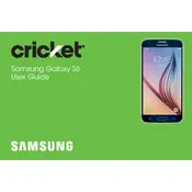 Samsung Galaxy S6 Cricket Wireless SM-G920AZKZAIO Phone manual cover