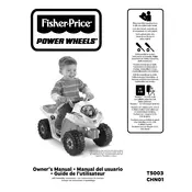 Power Wheels Mattel Lil Quad Toy Story CHN01 Toy manual cover