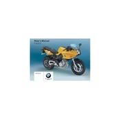 BMW F 800 S 2007 Motorcycle manual cover