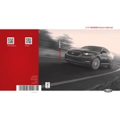 Ford Taurus 2018 manual cover