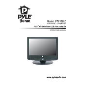 Pyle PTC156LC TV manual cover