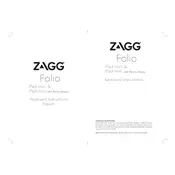 Zagg iPad Mini 5 Folio Keyboard manual cover