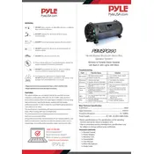 Pyle PBMSPG190 Speaker System manual cover