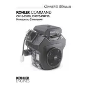 Kohler CH22 Crankshaft manual cover