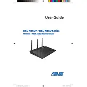 ASUS DSL-N16U Router manual cover