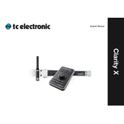 TC Electronic Clarity X manual cover