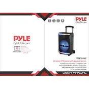 Pyle PPHP1044B Speaker System manual cover