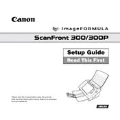 Canon imageFORMULA ScanFront 300 manual cover