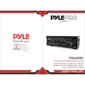 Pyle PCAU46BA Amplifier manual cover