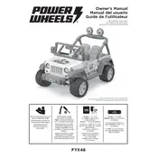 Power Wheels Mattel Toy Story Jeep Wrangler FYX48 Toy manual cover