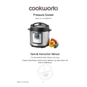 Cookworks 7237869 MY-CS6007WP Pressure Cooker manual cover