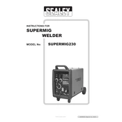 Sealey SUPERMIG230 Welder manual cover