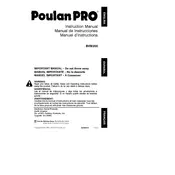 Poulan Pro BVM200 Blower manual cover