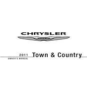 Chrysler Town & Country 2011 Minivan manual cover