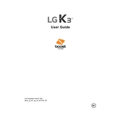 LG K3 LS450 Virgin Phone manual cover