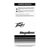 Peavey MegaBass Amplifier manual cover