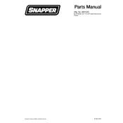 Snapper ELT175420 2691044 Tractor manual cover