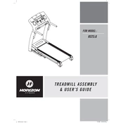 Horizon Fitness RST5.6 2007 Treadmill manual cover