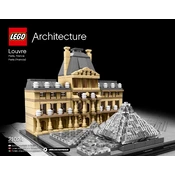 LEGO Louvre 21024 Construction Set manual cover