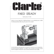 Clarke 7610745 Fixed Steady manual cover