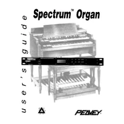 Peavey Spectrum Organ Synthesizer manual cover