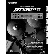 Yamaha DTXPRESS III Module manual cover