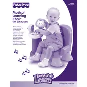 Fisher Price Mattel Laugh and Learn Musical Learning Chair H4609 Toy manual cover