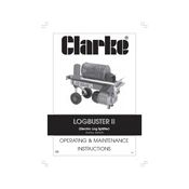 Clarke 3402010 Log Buster 2 manual cover