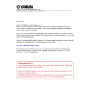 Yamaha BD-S2900 Version 1.3 Firmware manual cover