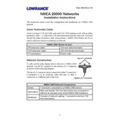 Lowrance NMEA 2000 Network manual cover