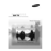 Samsung HL-S5687W TV manual cover