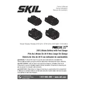 Skil BY519601 4.0AH Battery manual cover