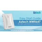 Aztech MWR647 Router manual cover