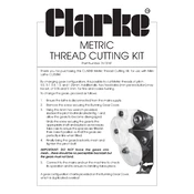 Clarke 7610747 Metric Thread Cutting Kit manual cover