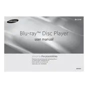 Samsung J5100 Series Blu-ray Player manual cover