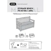 Keter 70 US GAL Storage manual cover