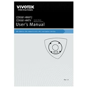 Vivotek CD9381-HNTV Camera manual cover