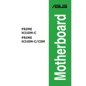 ASUS PRIME H310M-C Motherboard manual cover