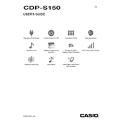 Casio CDPS150 Keyboard manual cover