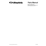 Simplicity 2691370-00 Conquest Tractor manual cover