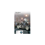 BMW K 1200 GT 2002 Motorcycle manual cover