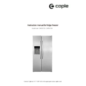 Caple CAFF207BK Refrigerator manual cover