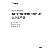 Canon Digital Drive Unit manual cover