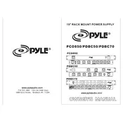 Pyle PCO850 Power Supply manual cover